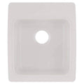 White Solid Surface Utility Sink S809058