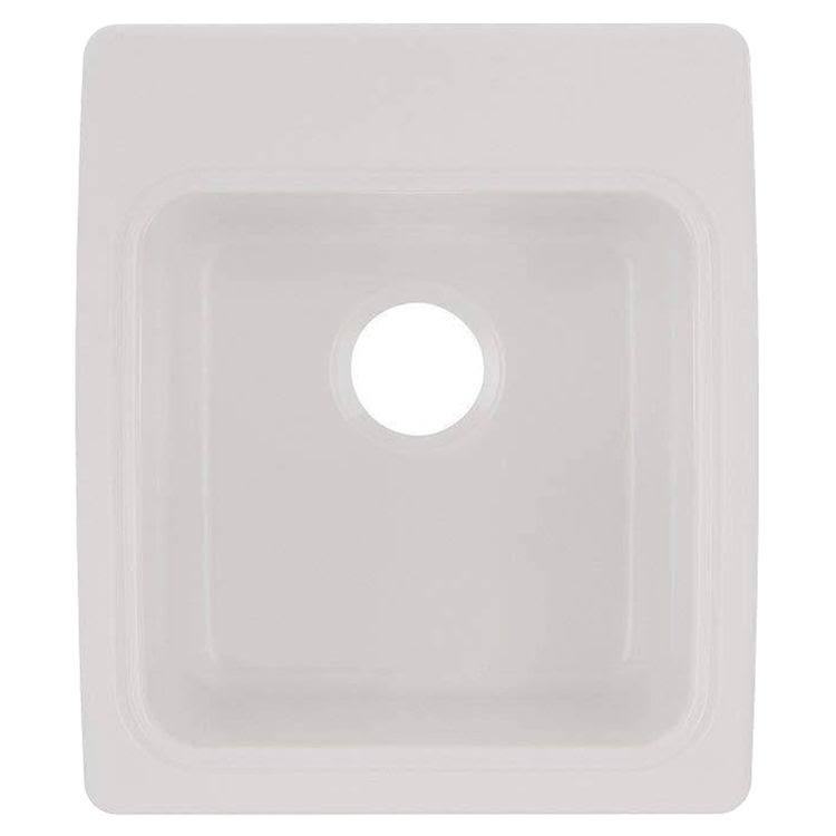 White Solid Surface Utility Sink S809058