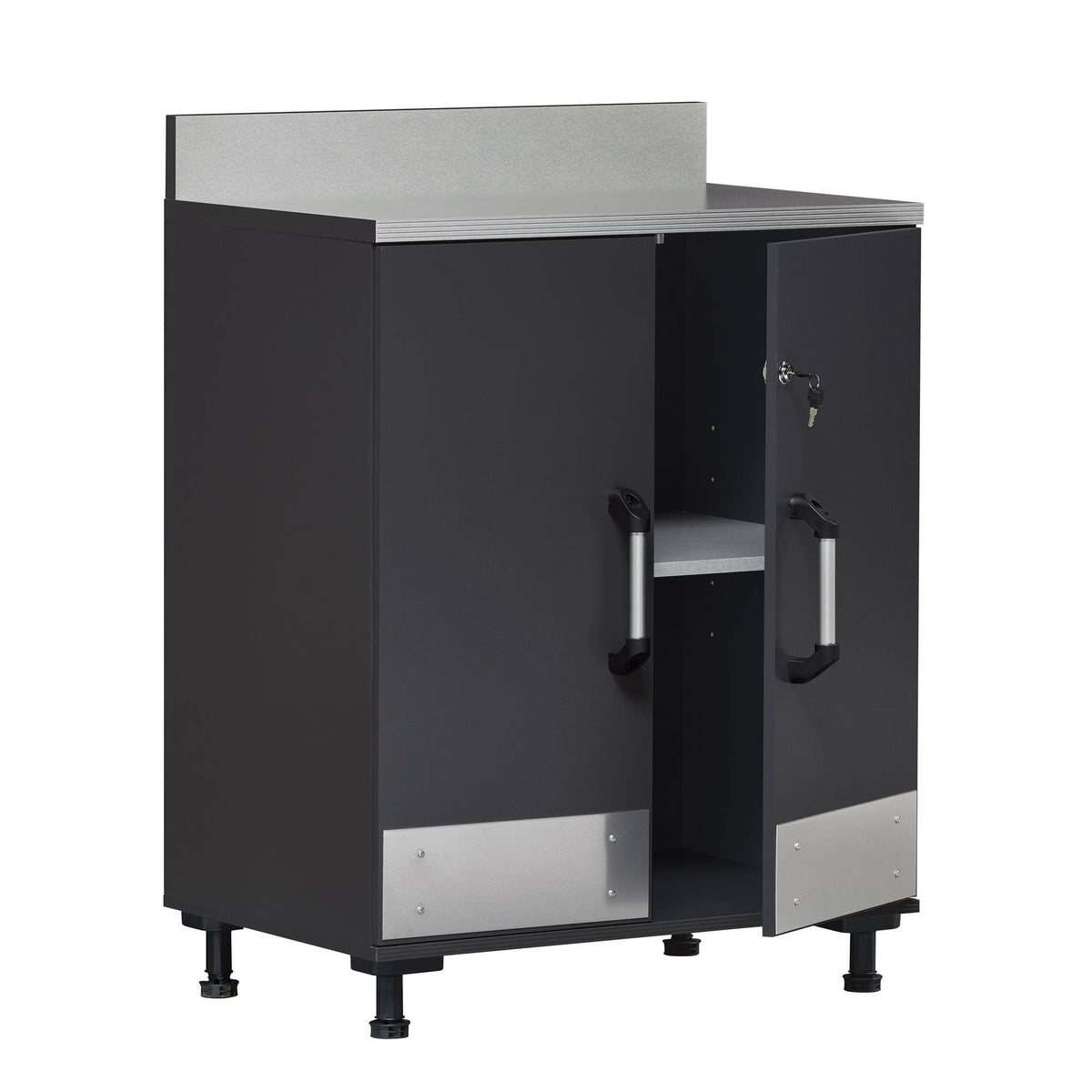 2 Door Base Cabinet, Gray Q294364