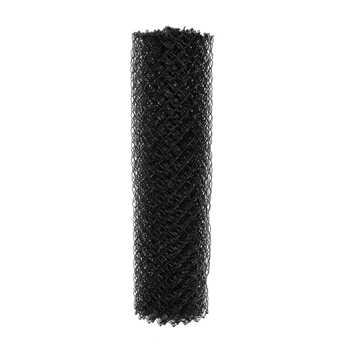 Black PVC Coated Steel Chain Link Fence X242417