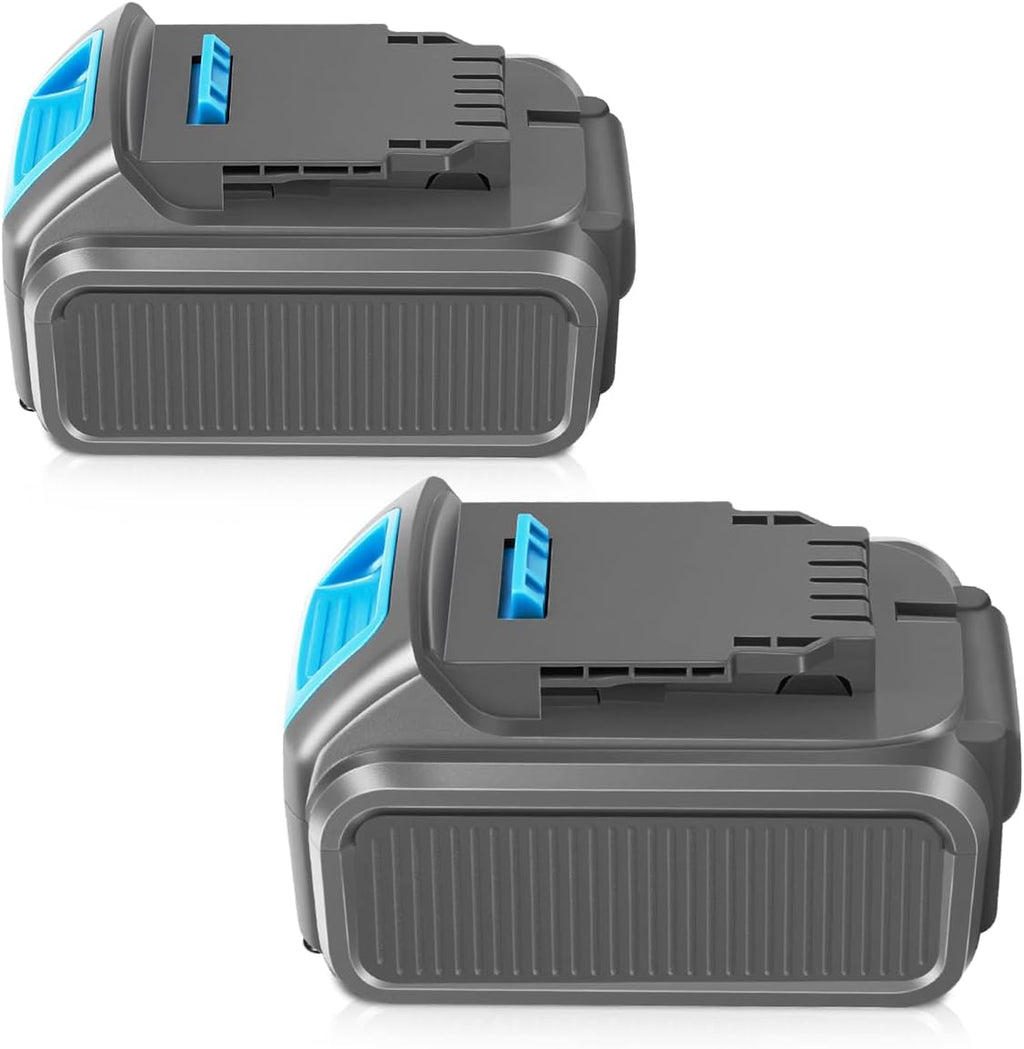 2 Packs 20V 6.0Ah Battery for Power Tools with LED Indicator (Grey) H543835