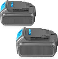 2 Packs 20V 6.0Ah Battery for Power Tools with LED Indicator (Grey) H543835