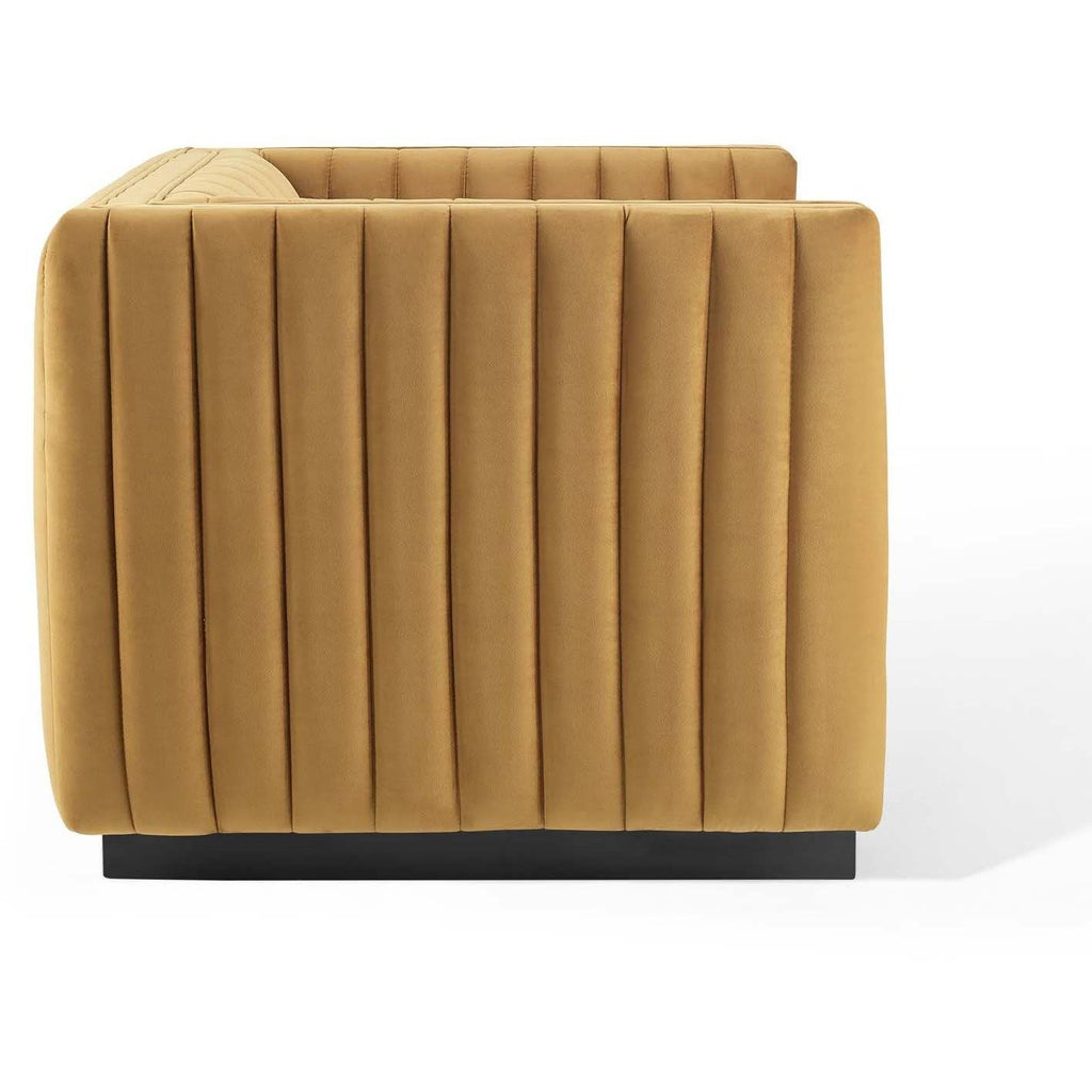 Emerald Performance Velvet Accent Armchair L26155