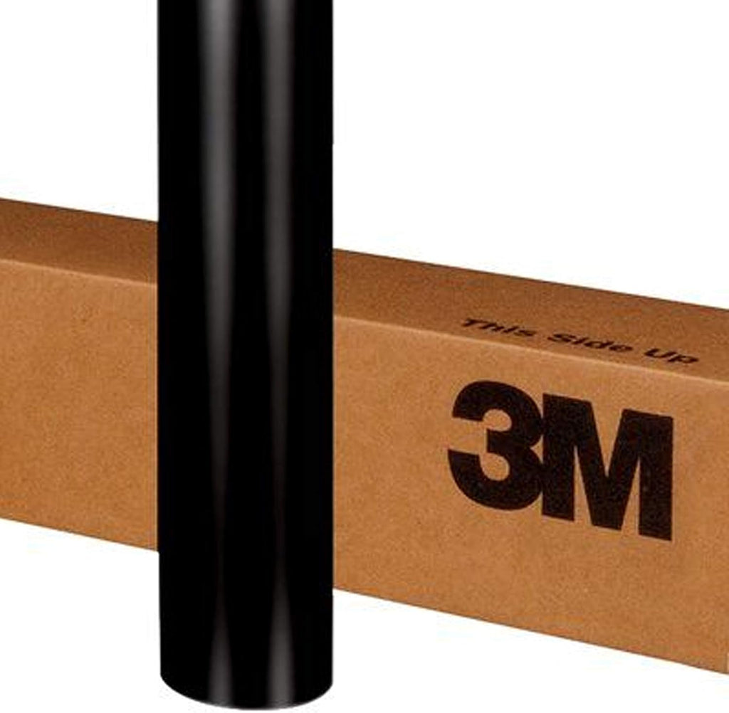 Satin Black 5ft x 6ft Car Wrap Vinyl Film Pack of 2 G989