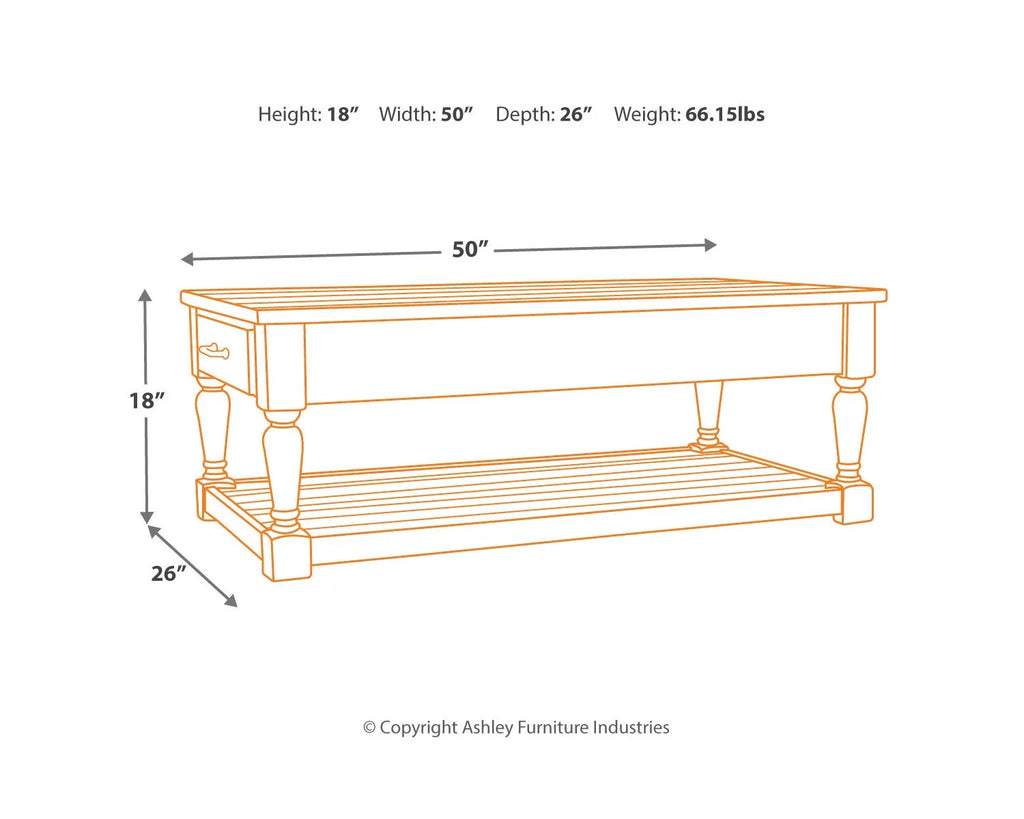 2 Drawer Coffee Table K787951