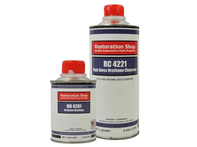 Silver Metallic Quart Kit Low VOC Urethane Basecoat Car Auto Paint Kit A7692