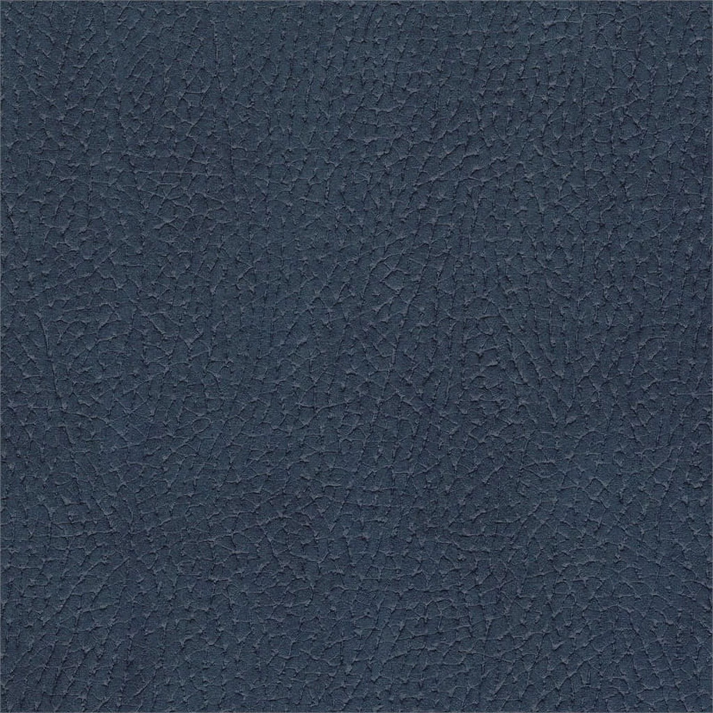 Blue Microfiber Accent Chair with Pull Out Ottoman V2833