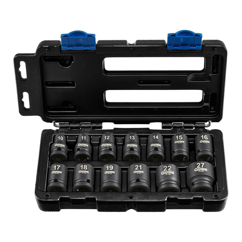 1/2 in. Drive Metric Impact Socket Set, 13-Piece C35612