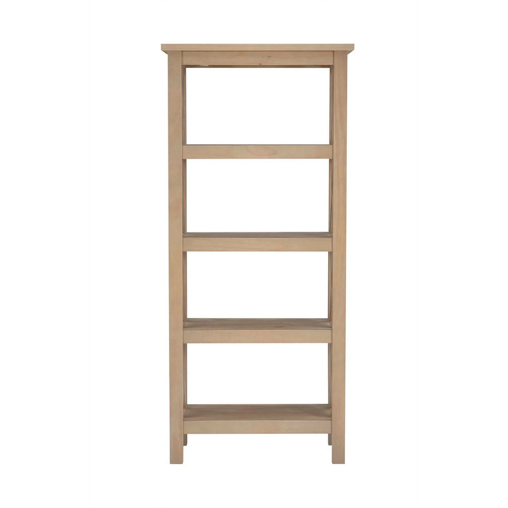 Driftwood Brown Pine Wood Bookcase H341