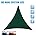 Beige 20' x 20' x 28.3' Right Triangle Sun Shade Sail Pack of 2 Z9072