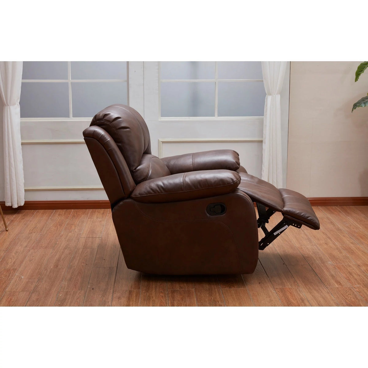 Bonded Leather Reclining Sofa P5958