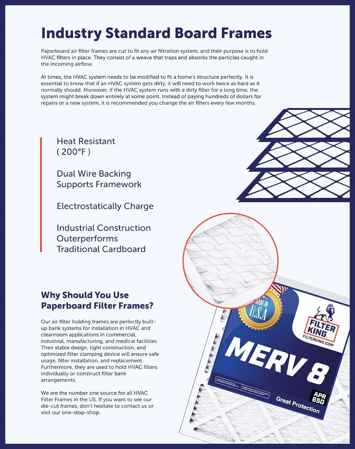 35x66x1 MERV 8 Pleated HVAC Air Filter 4-Pack L10349