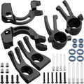 Aluminum Front Steering Block Knuckles & C-Hubs & Rear Hubs (Black) B932300