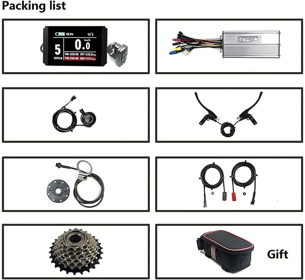 29inch-48V/350W Rear Wheel Electric Bicycle Hub Motor Kit C622584