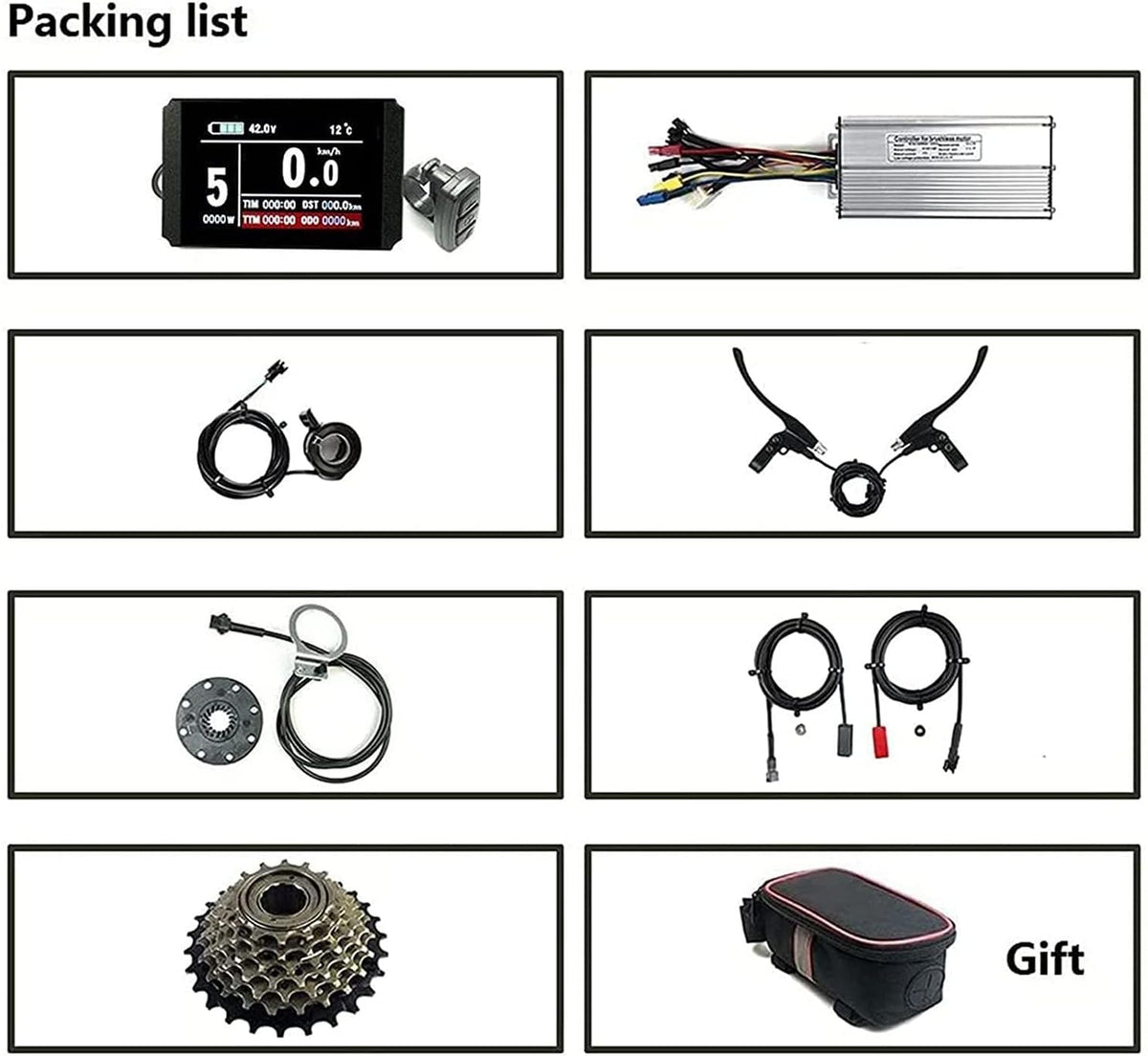 29inch-48V/350W Rear Wheel Electric Bicycle Hub Motor Kit C622584