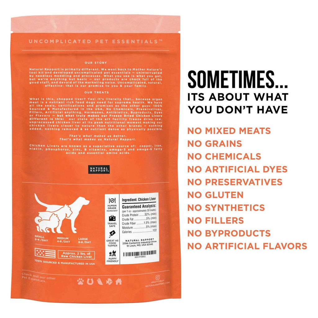 Freeze-Dried Chicken Liver Dog Treats K868155