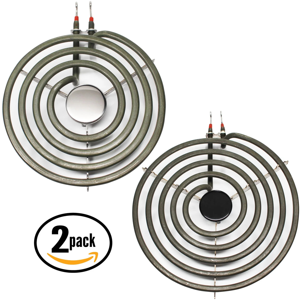 2-Pack 8 inch 5 Turns & 6 inch 4 Turns Surface Burner Elements K404