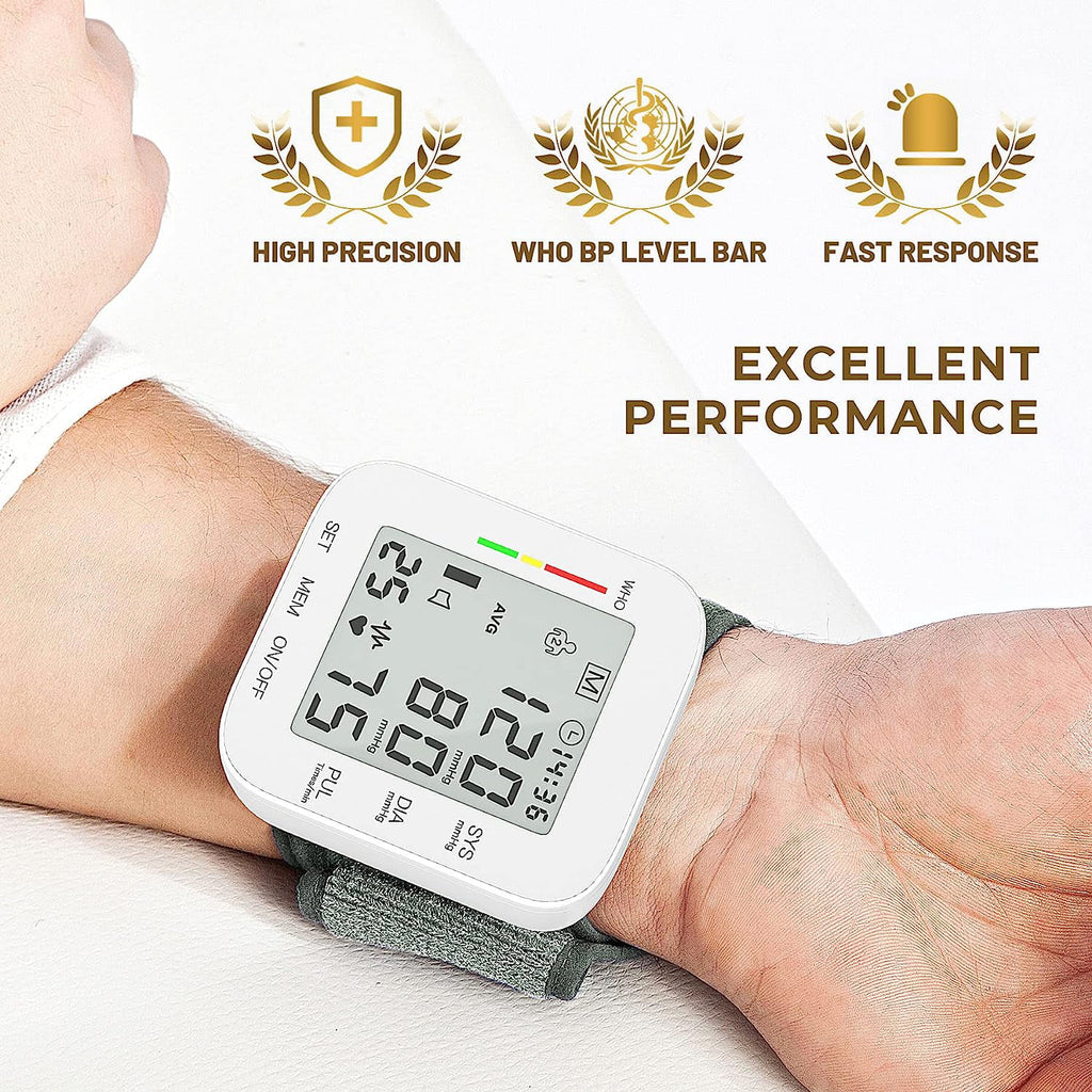 Wrist Blood Pressure Monitor with Carrying Case O793477