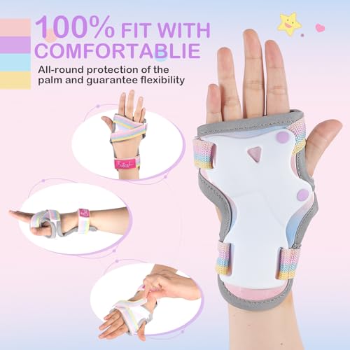 Pink Unicorn Knee and Elbow Pads Set R9140