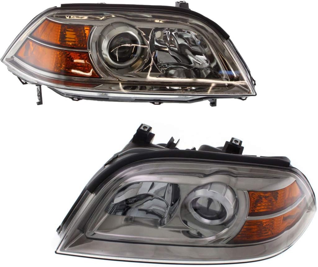 Headlight Assembly Pair for 2004 2005 2006 Acura MDX E7596