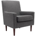 Navy Polyester Fabric Arm Chair R154697