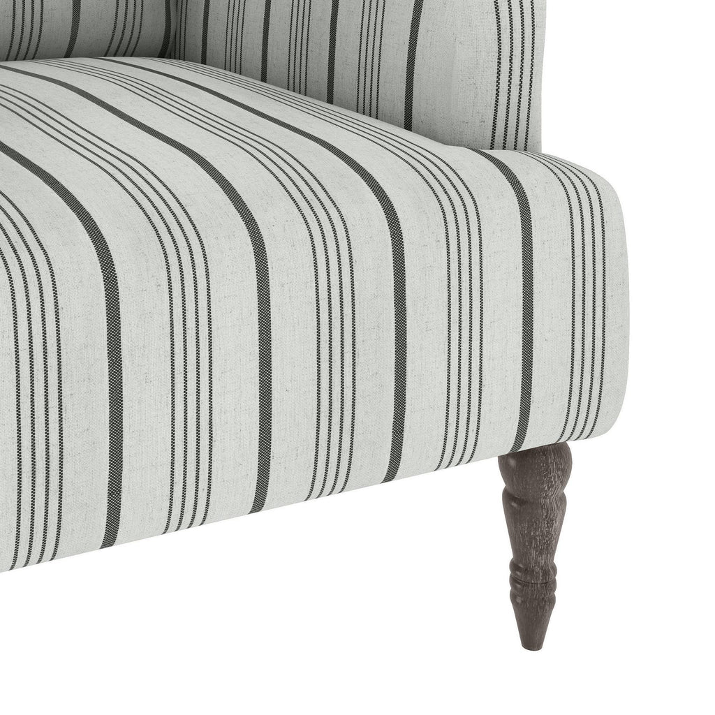 Dark Gray Polyester Blend Armchair X7599