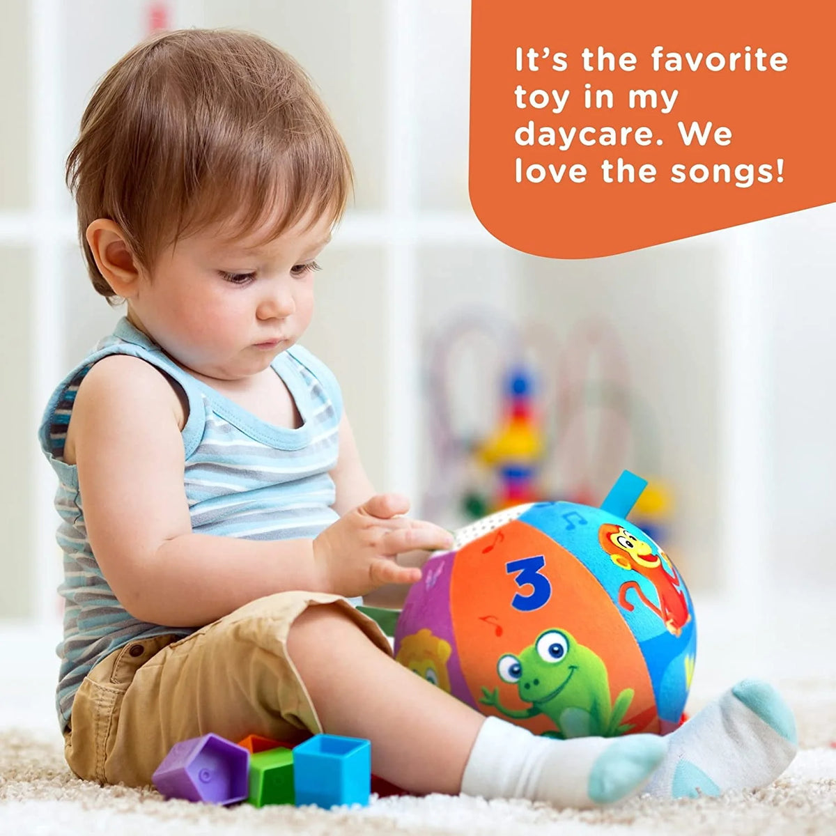 Plush Baby Ball with Music and Sound Effects J431814