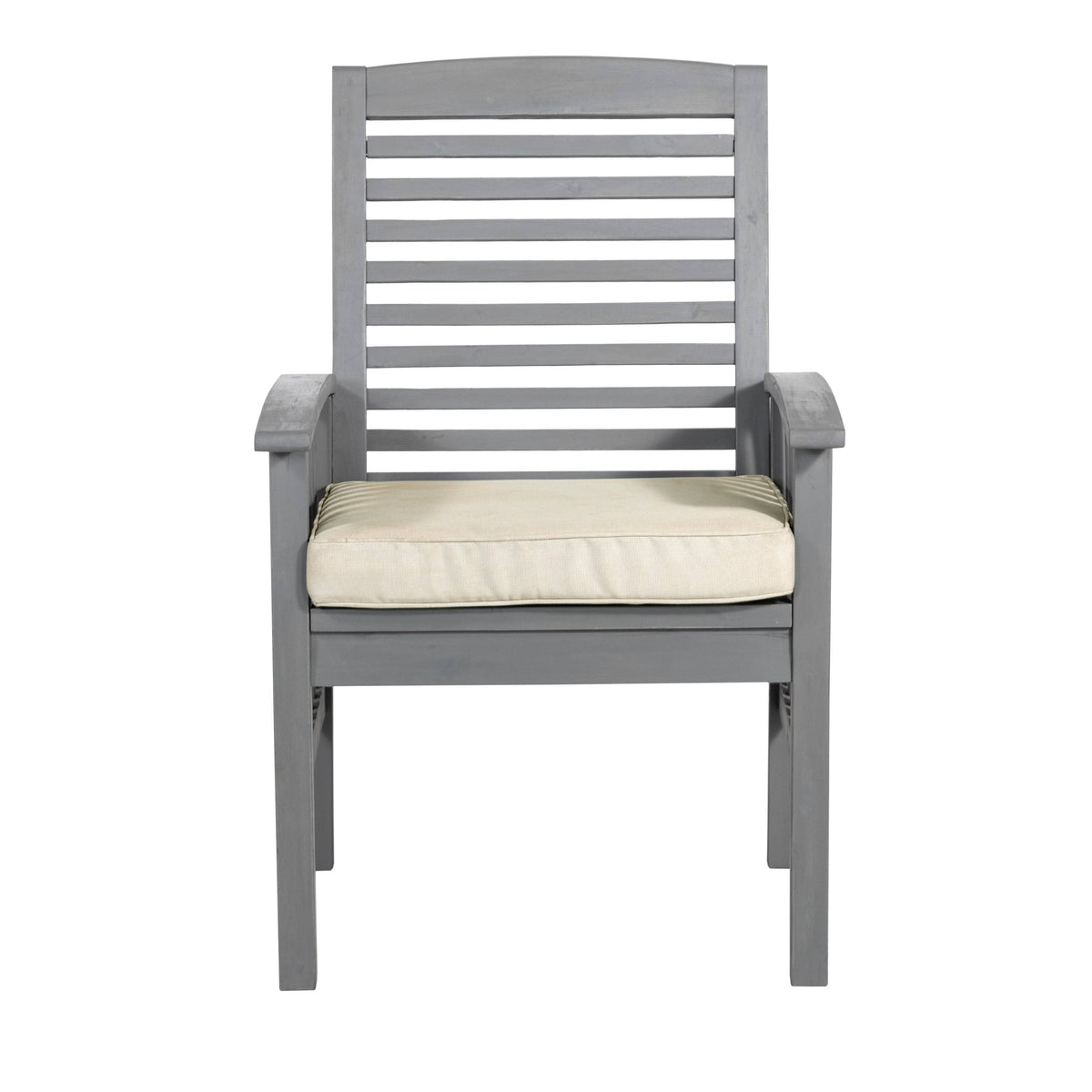 Acacia Wood Chairs Set of 2 D37222