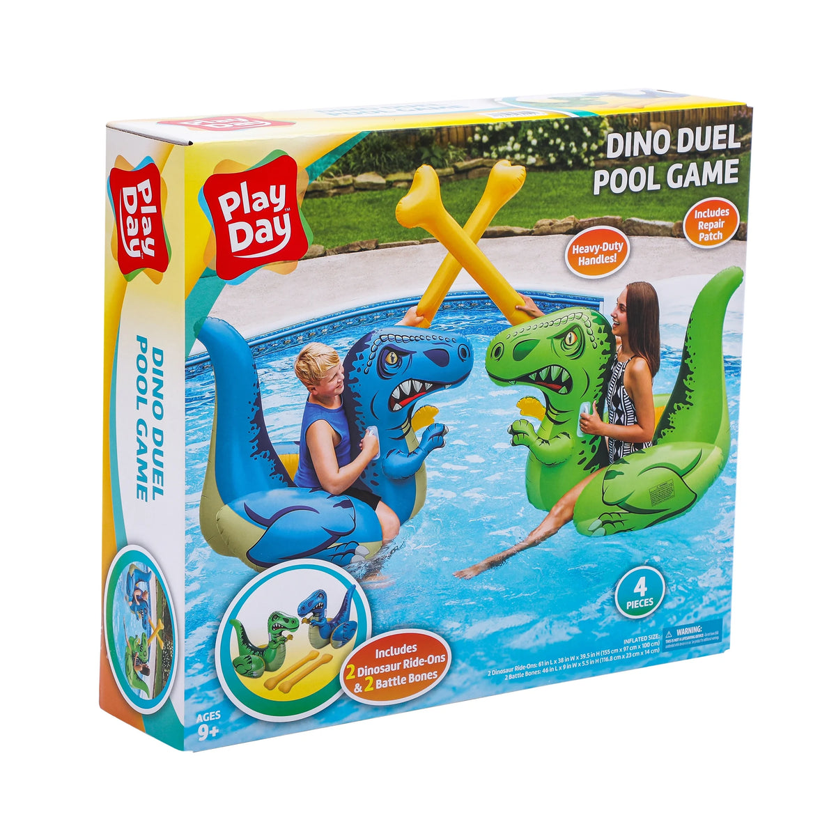 Inflatable Dino Pool Game, Green Q971