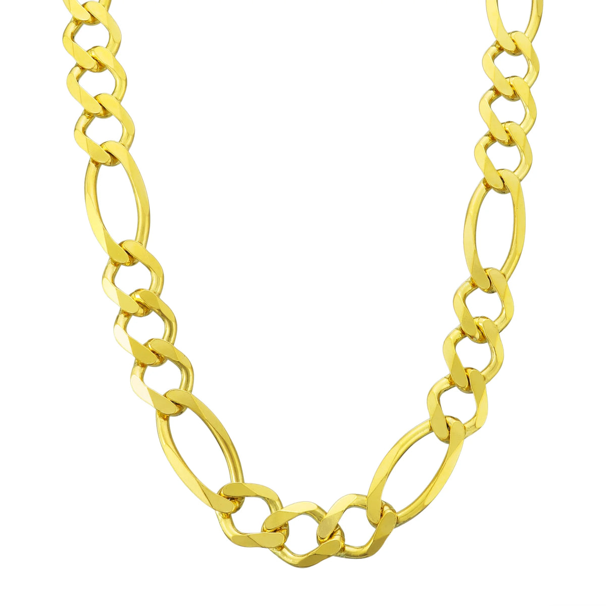 10k Yellow Gold Figaro Chain Link Bracelet A220861