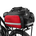 Rear Seat Bag Expandable MTB Bike Rack Bag with Rain Cover F533