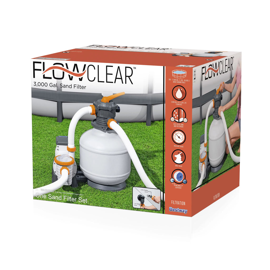 3000 Gallon Sand Filter Pool Pump T66591