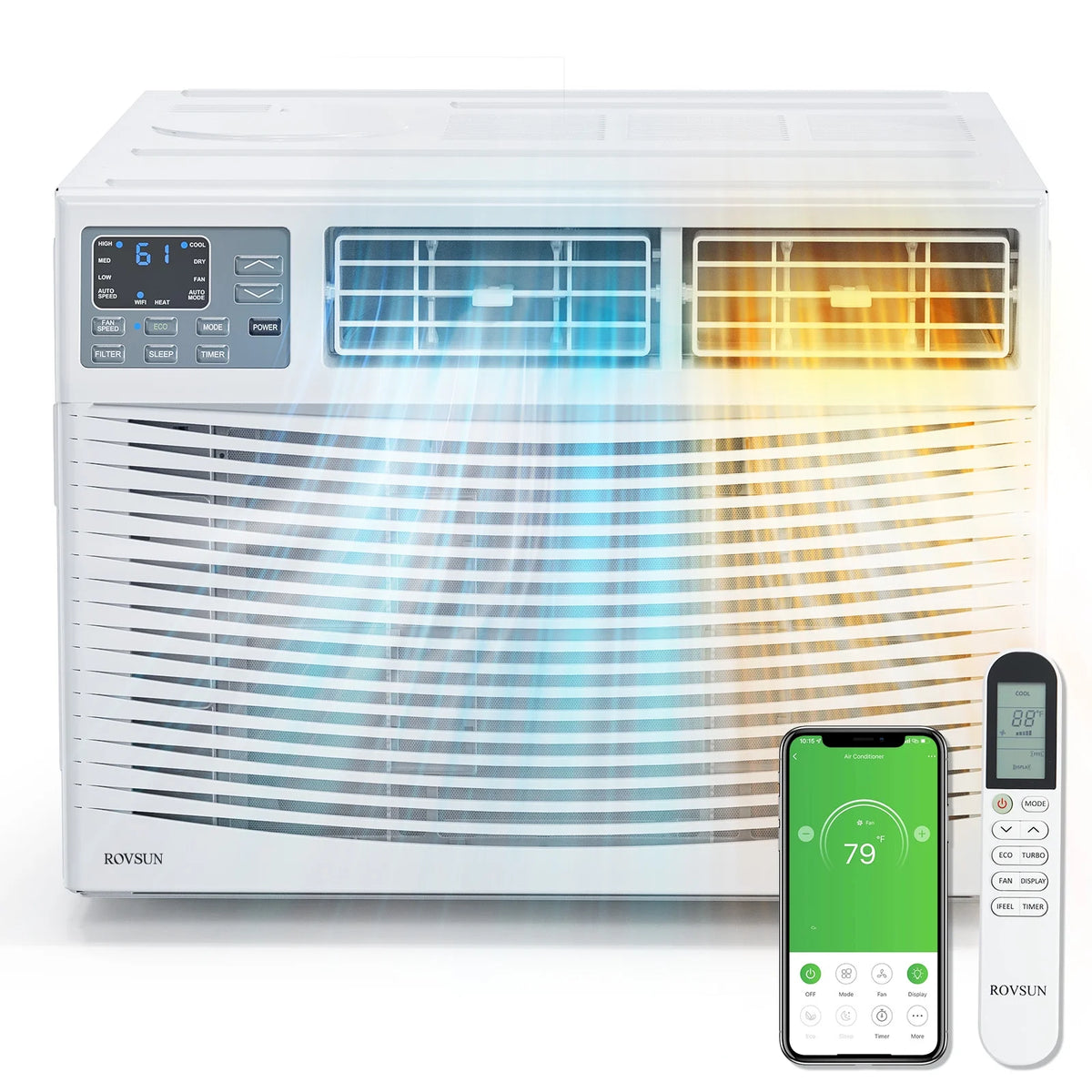 8000 BTU Window Air Conditioner with Heat P210