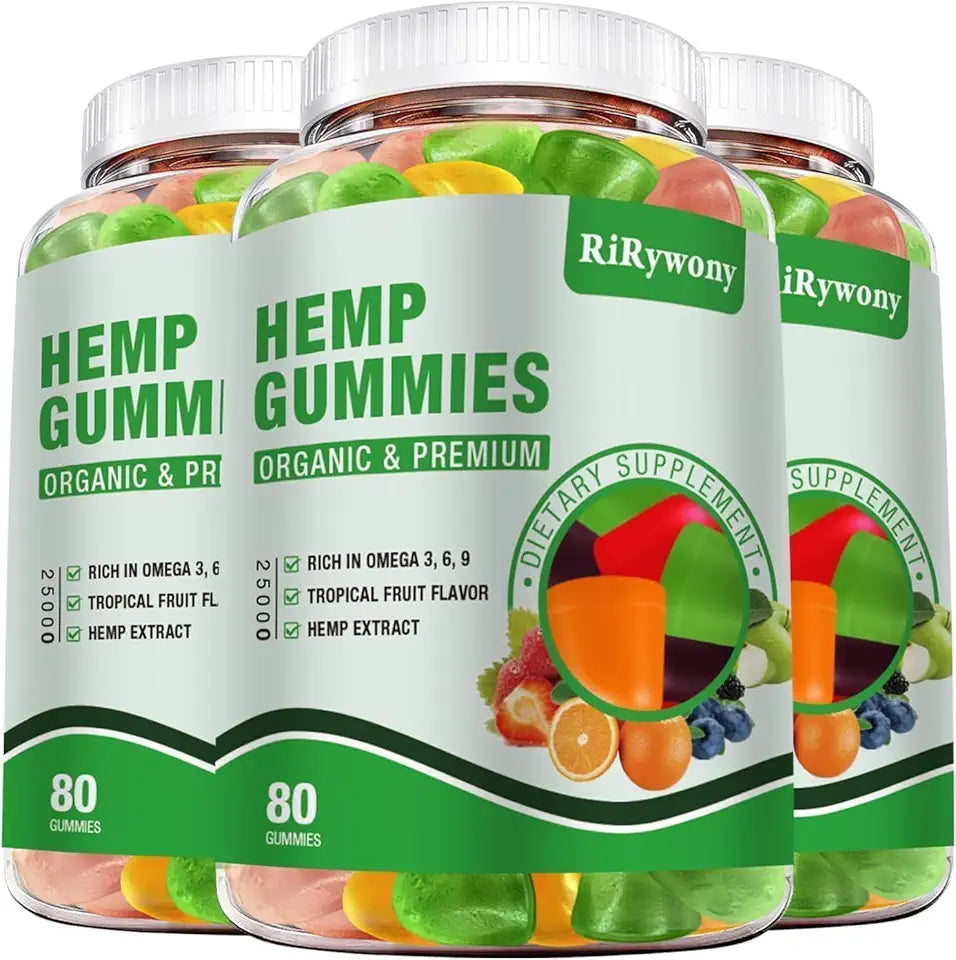 Hemp Gummies 3 Packs 240 Counts Vegan R4379