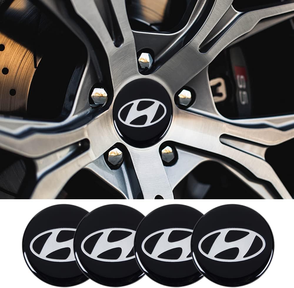 4 x 2.22inch ABS Wheel Center Cap Sticker I95457