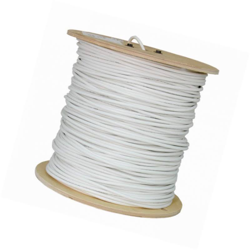White Plenum Rated Coaxial Cable 1000ft C514