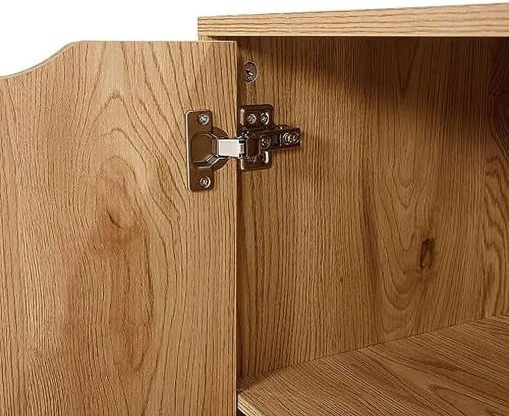 5 Drawer Wood Dresser Cabinet with Wheels D965