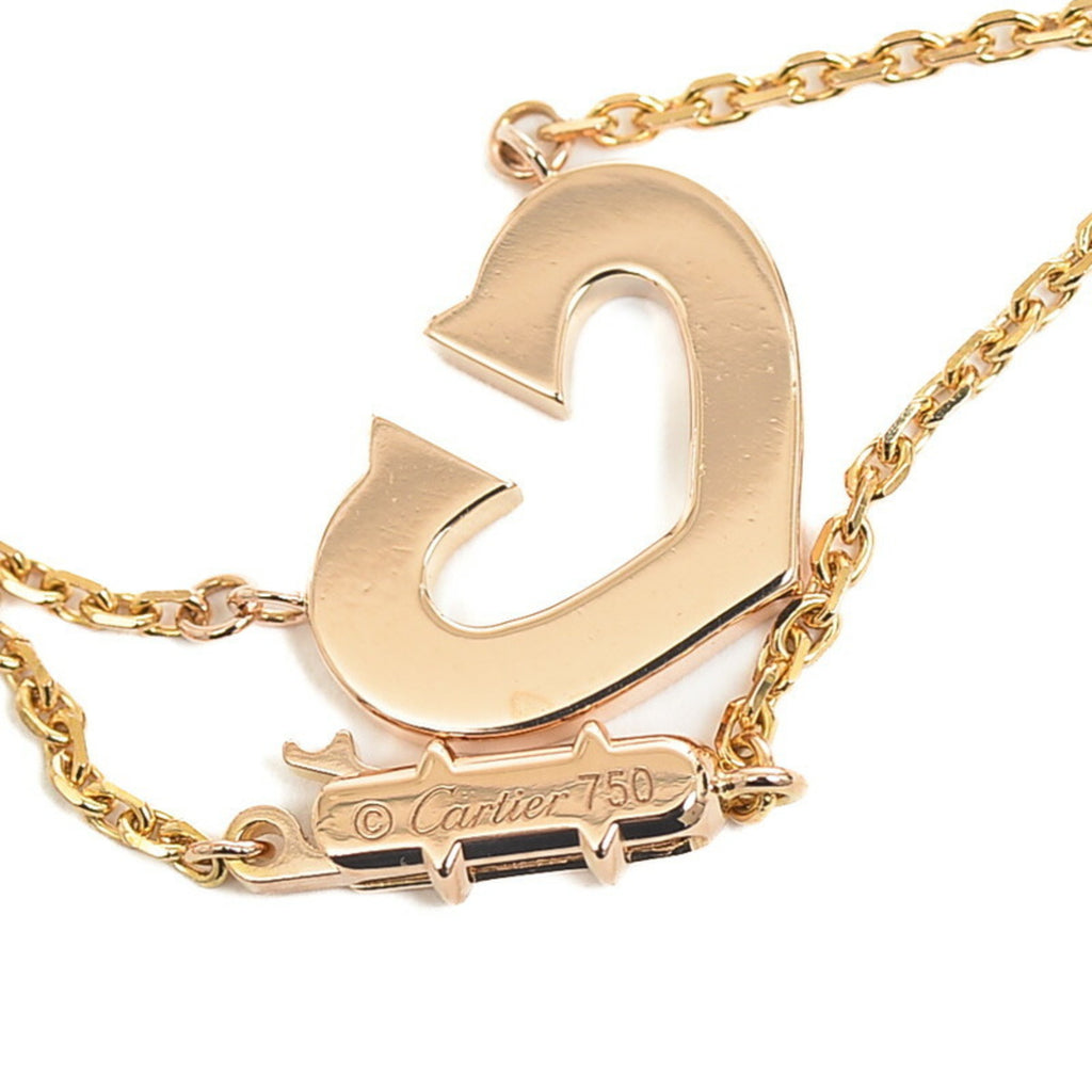 K18PG Heart Pendant Necklace H764