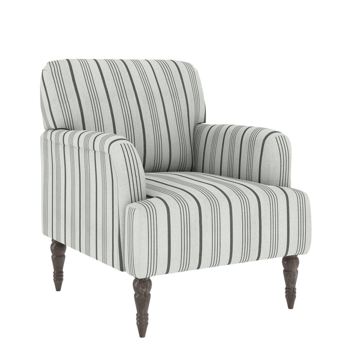 Dark Gray Polyester Blend Armchair X7599