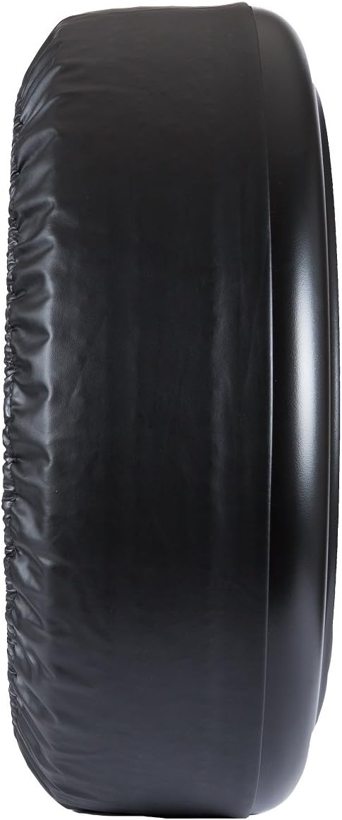 Black Textured Rigid Tire Cover Pack of 2 C47414