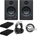 Studio Monitors (Pair) with Headphones, Isolation Pads and Breakout Cable L828577