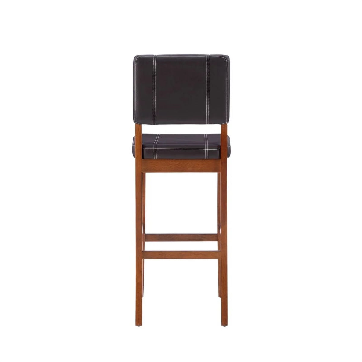 Faux Leather & Wood Bar Stool P946565