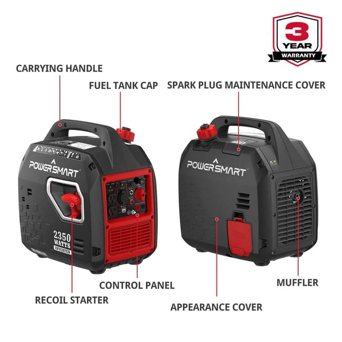 2350W Inverter Gas Generator F336045