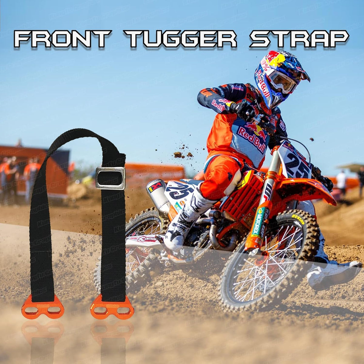 Orange Front Adjustable Rescue Strap W806