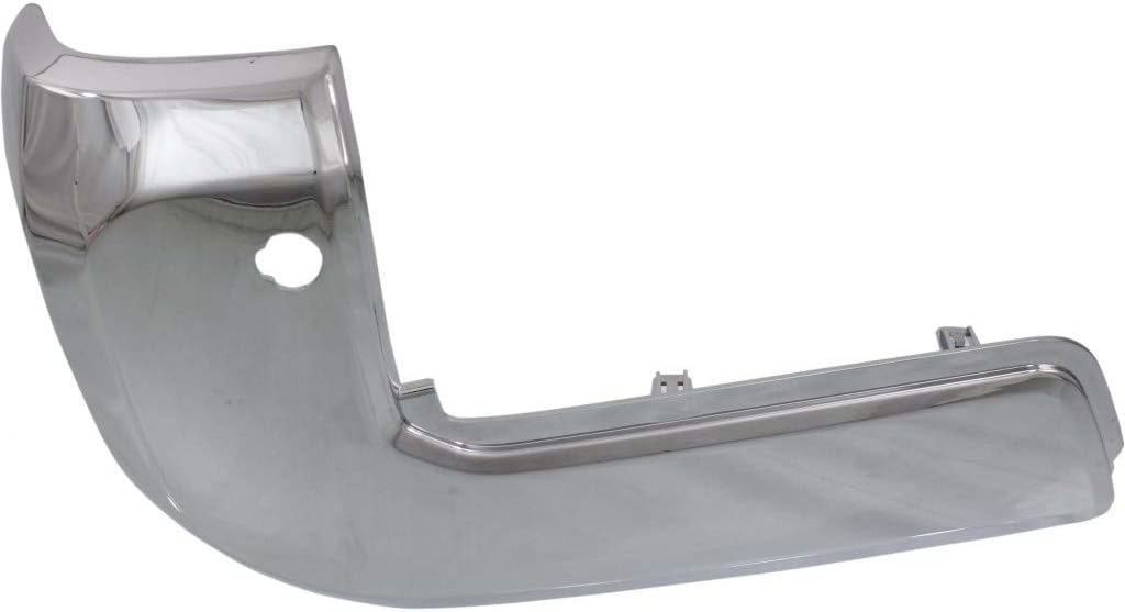 For Toyota Tacoma Driver Side Rear Outer Bumper End Cap with Parking Assist Chrome Z9535