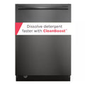Black Stainless Steel 24 in Built In Dishwasher O419219