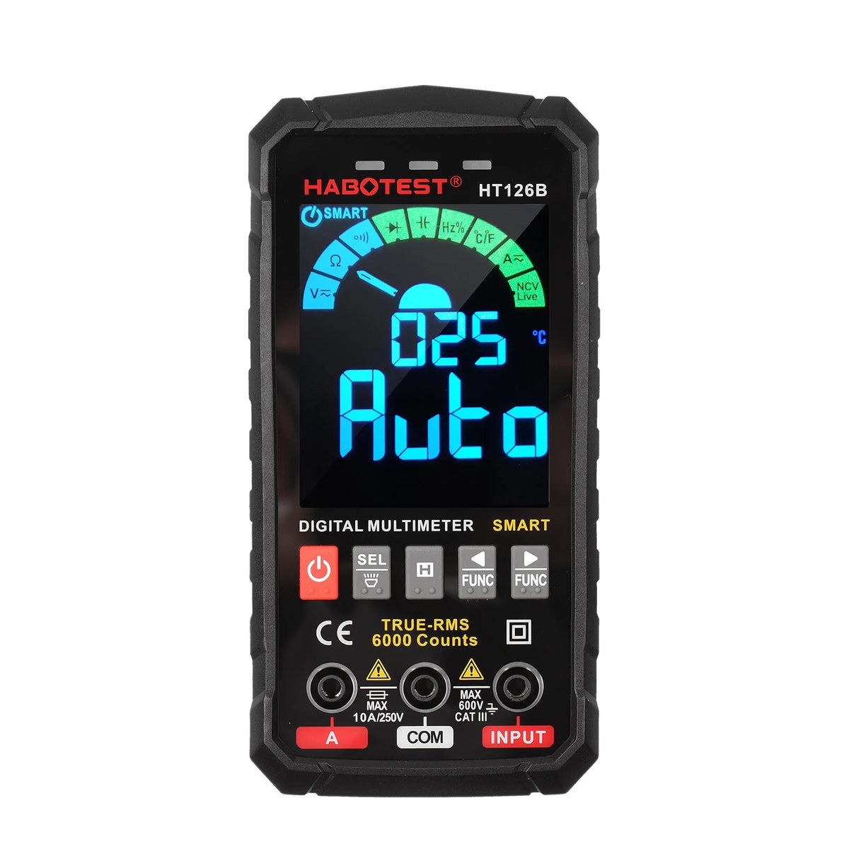 6000 Counts True RMS Auto-ranging Digital Multimeter F846012