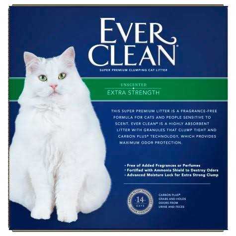 Extra Strength Clumping Unscented Cat Litter C6316