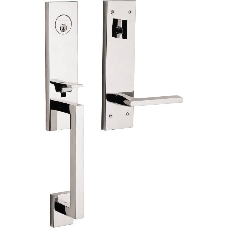 Lifetime Polished Nickel Tubular Entrance Handleset O279378