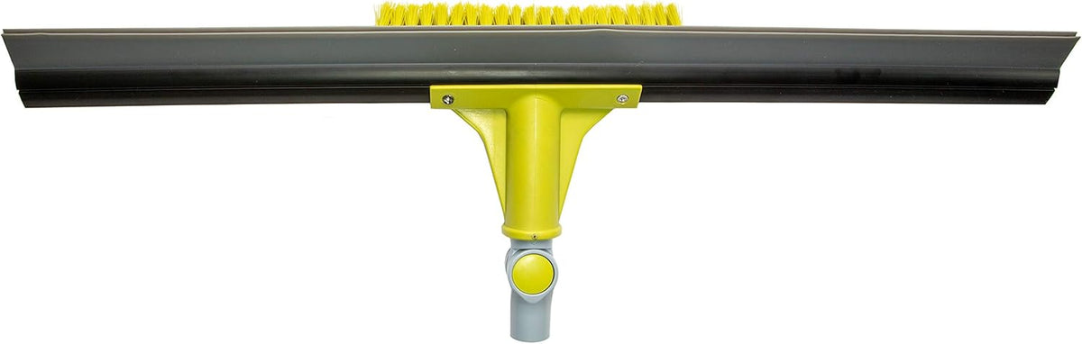 Extension Pole with Floor Squeegee and Grout Scrubbing Brush Combo E778